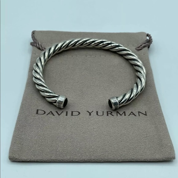 David Yurman Other - David Yurman 6mm Cable Classic Cuff Black Onyx